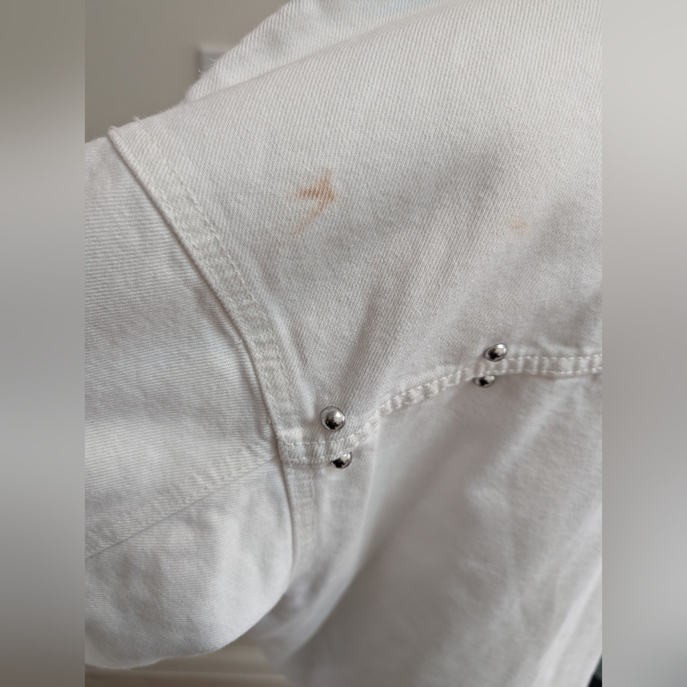 Universal Thread Cream Denim Jacket - Picture 8 of 8